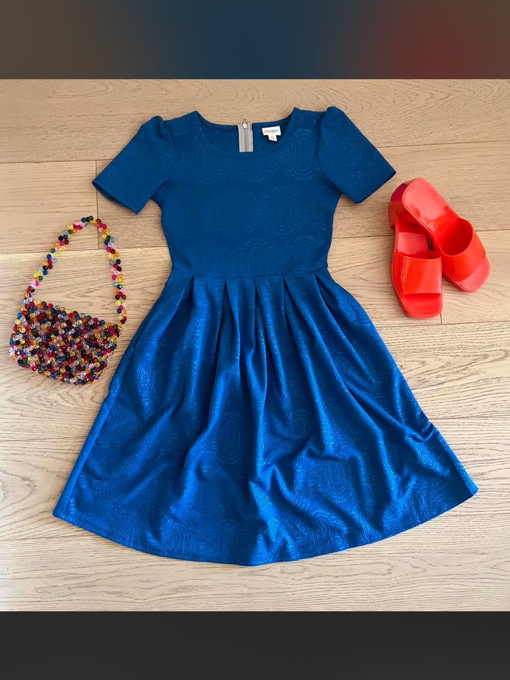 Vintage Y2K Fit and Flare Twee Dress